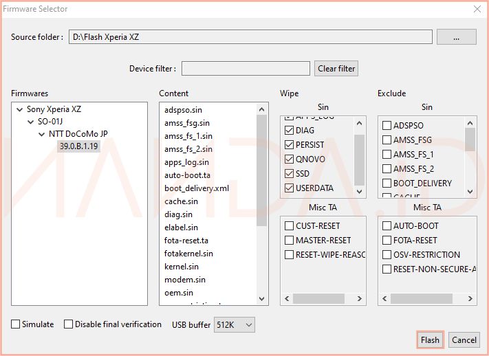 Tutorial Flash (Instal Ulang) Sony Xperia semua tipe menggunakan Flashtool